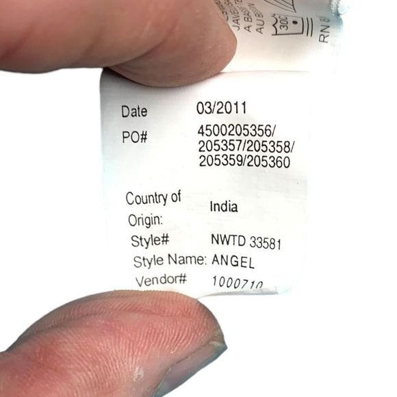 Nine West Jeans  Blue Gauzy Short Sleeved Elastic Waist Top L (A-080) - Picture 8 of 8